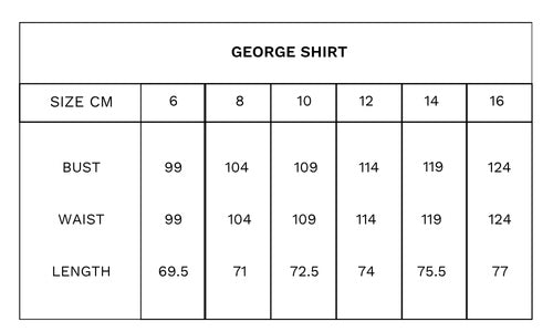 George Shirt - Cobalt Blue