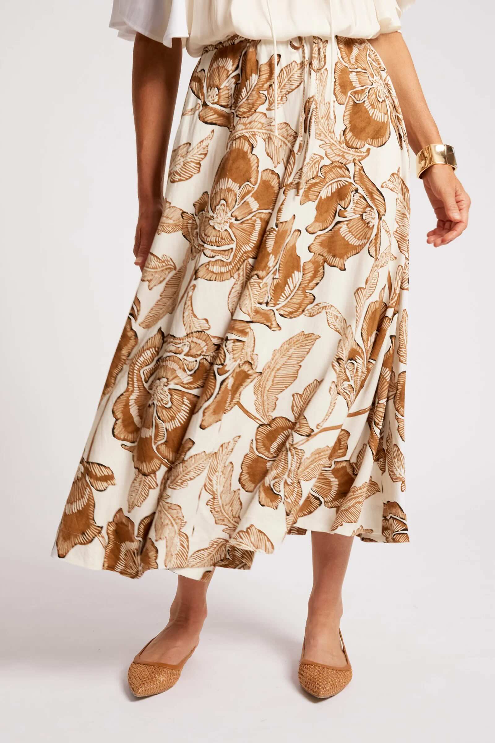 Gala Maxi Skirt - Dune