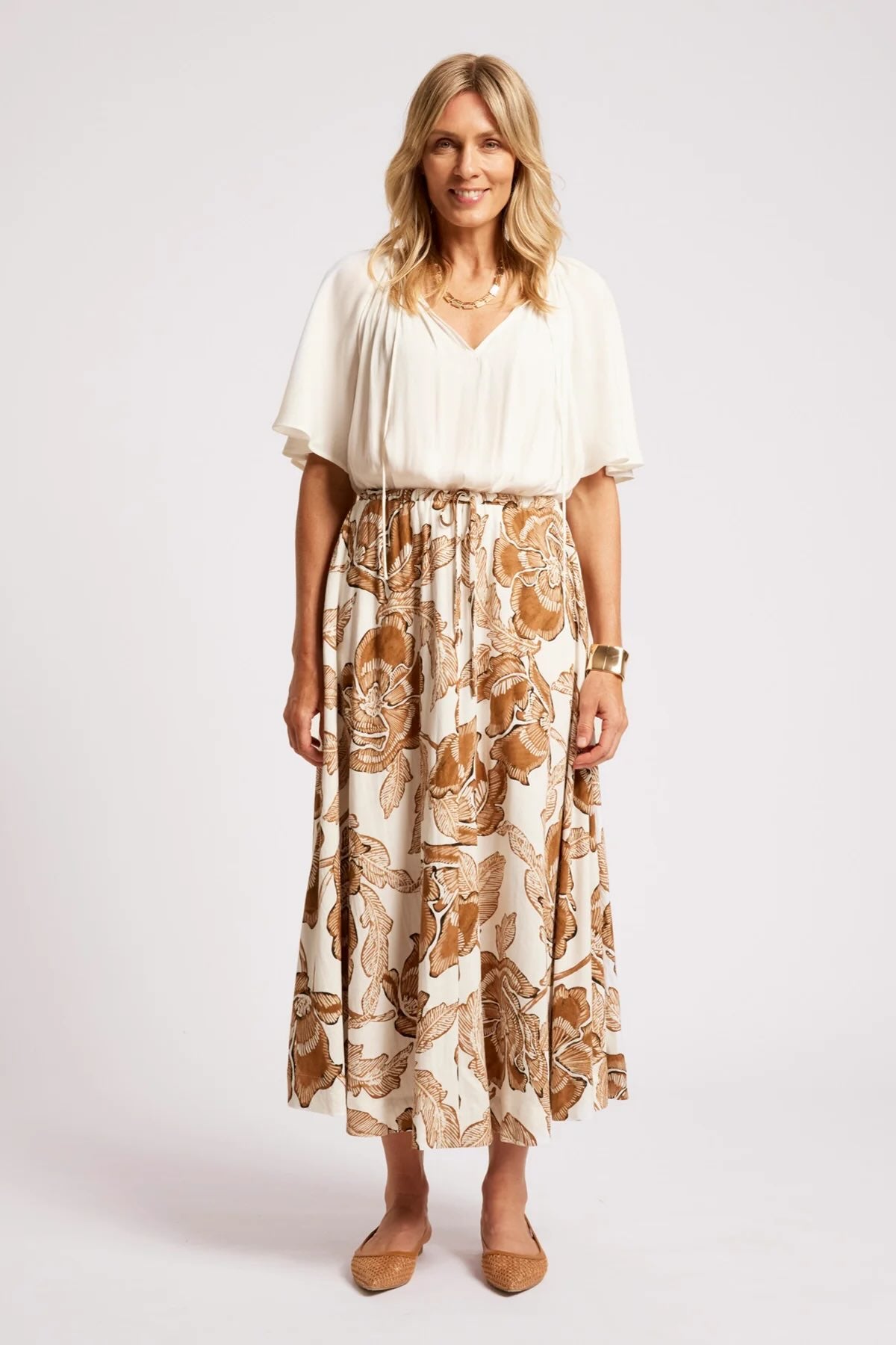 Gala Maxi Skirt - Dune