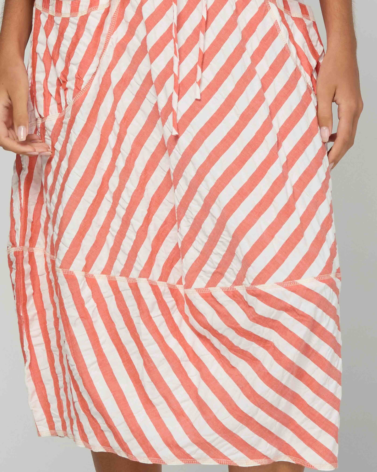 Guru Skirt - Watermelon Stripe
