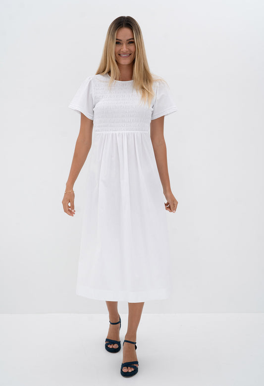 Waverly Dress - White