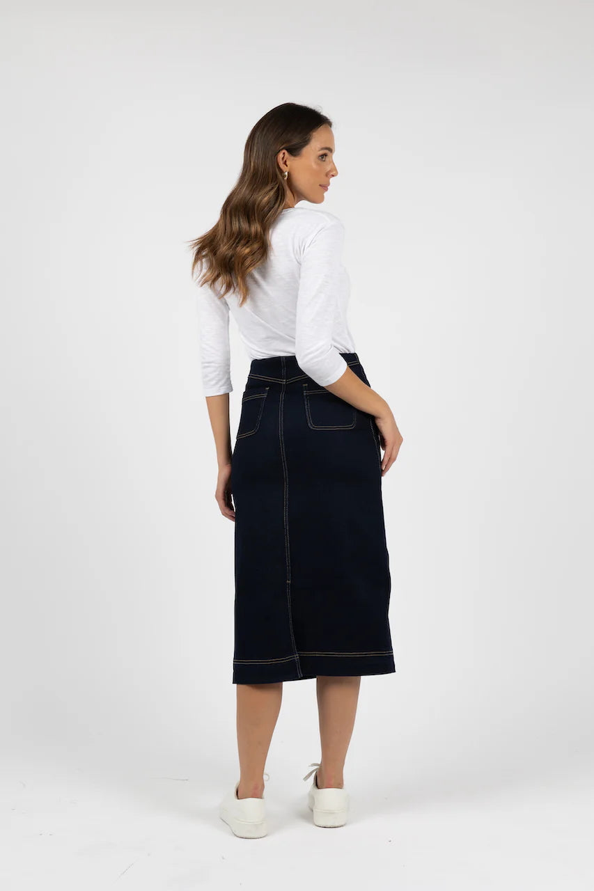 Nevada Skirt- Dark Blue