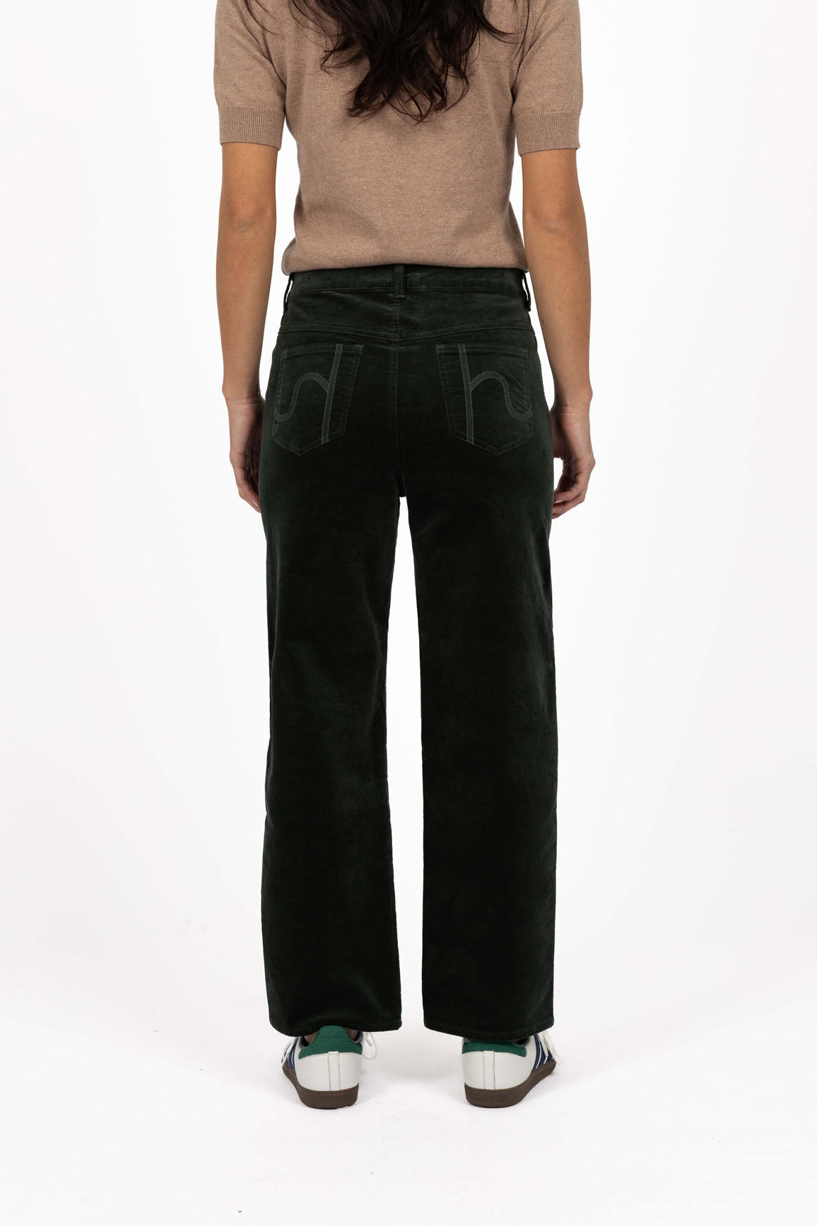 Va Va Velour Pant - Pine