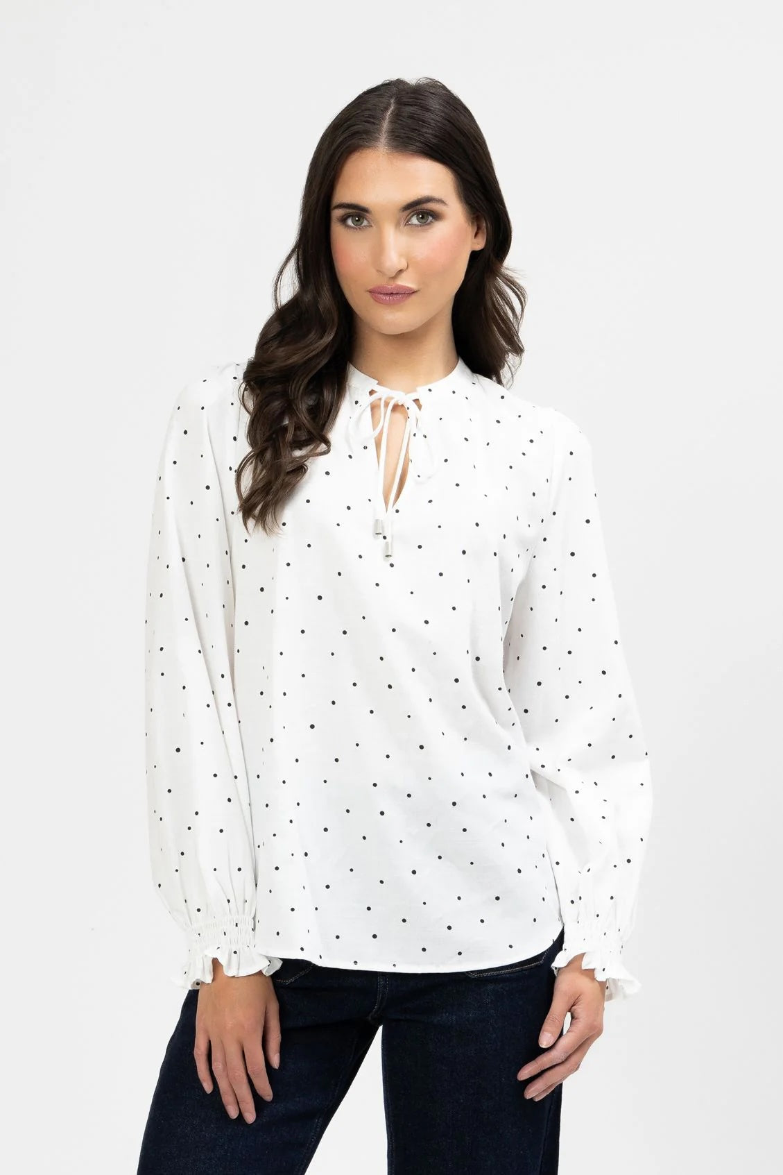 Honey Top - White Scatter Spot
