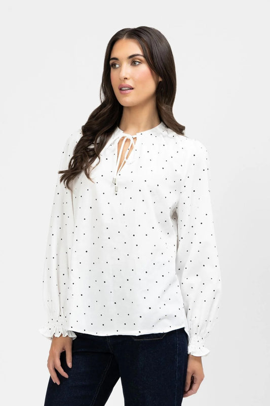 Honey Top - White Scatter Spot