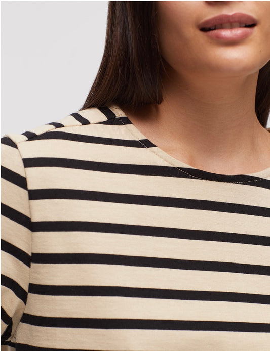 Nice Things Ikebana Striped T-Shirt