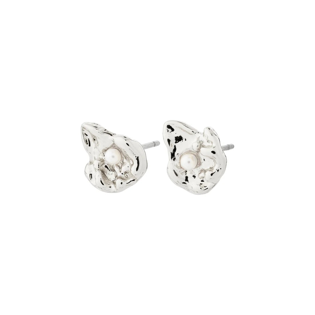 Pilgrim Inaya Recycled Earrings - Silver Plated