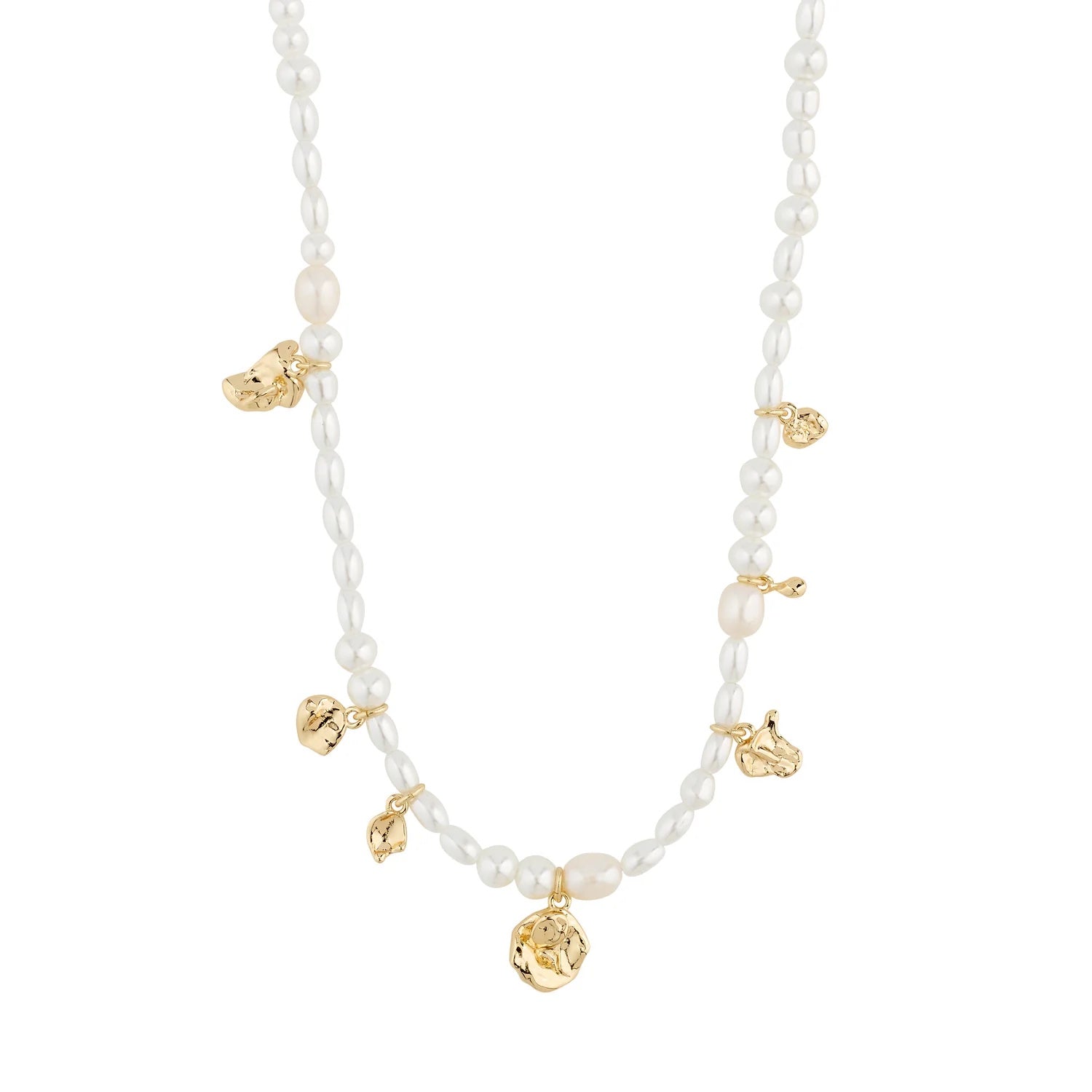 Intent Pearl Necklace - Gold Plated