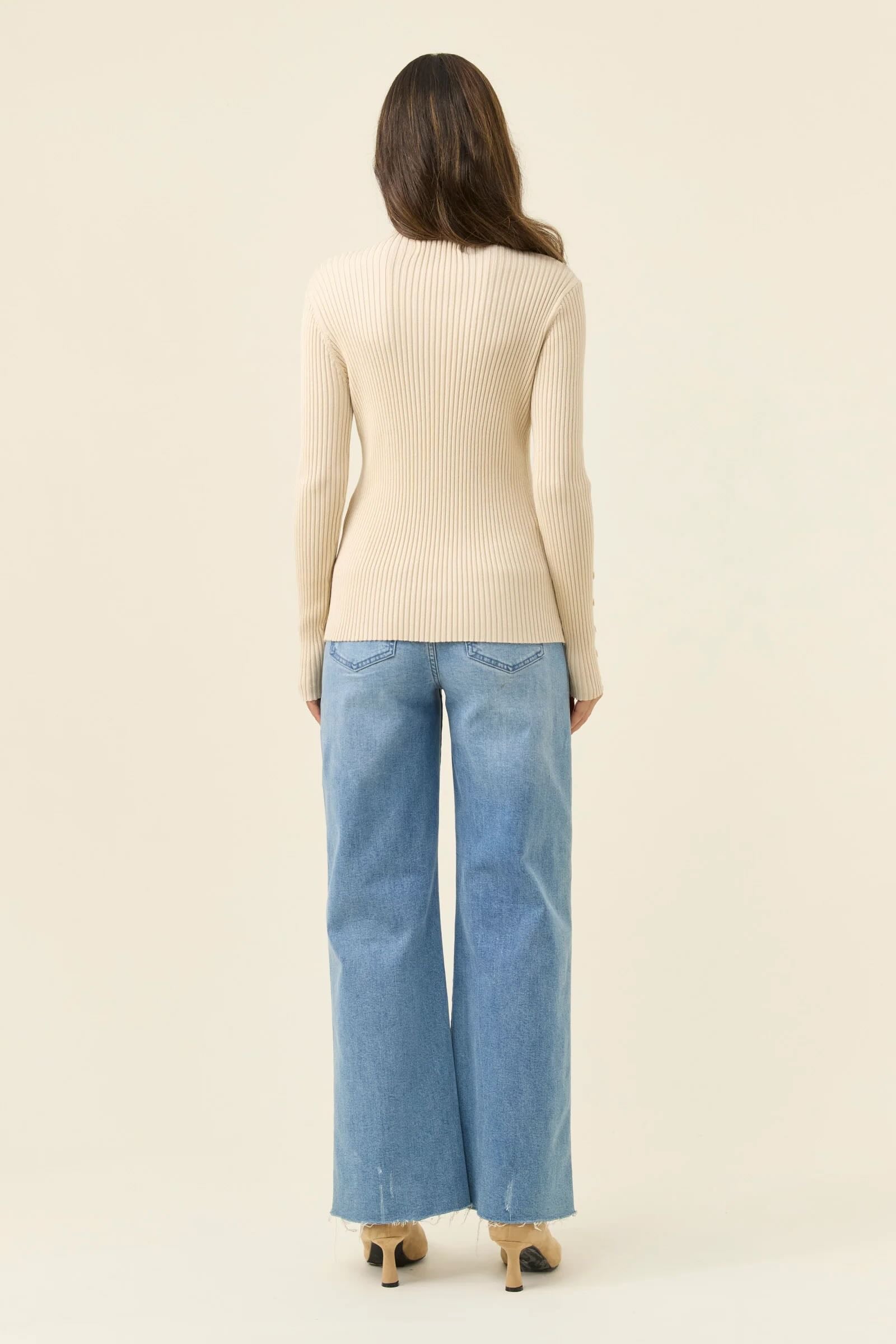 Juno Knit Top - Canvas