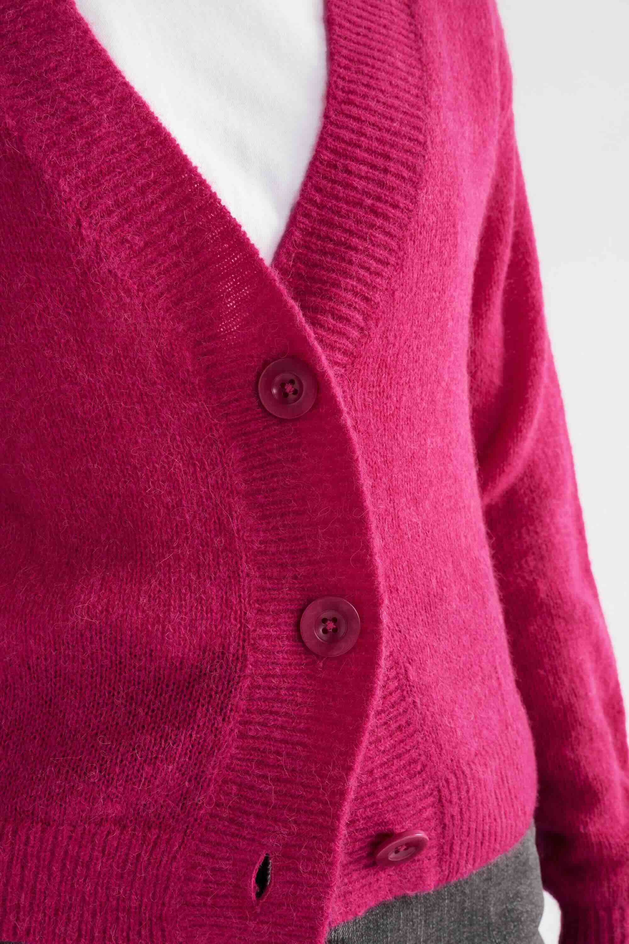 Daaru Cardigan - Bright Pink