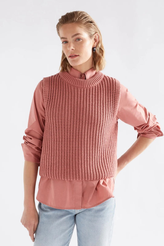 Arp Vest - Clay Pink