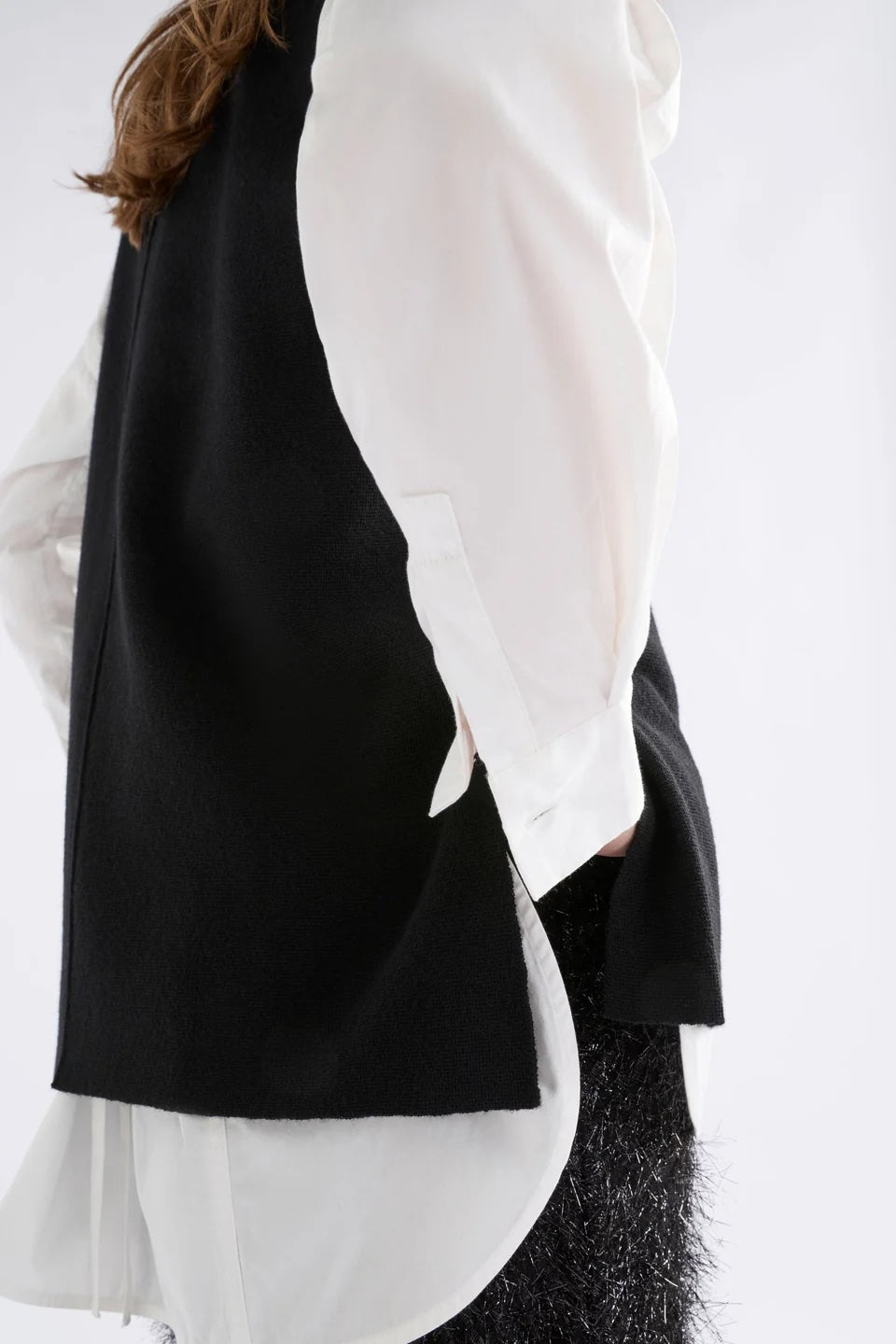 ELK Alin Knit Vest- Black