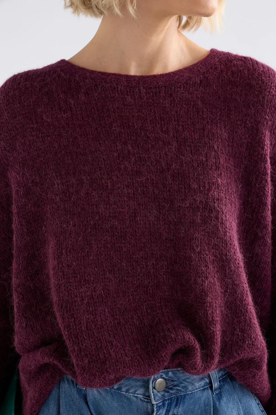 ELK Agna Sweater- Merlot