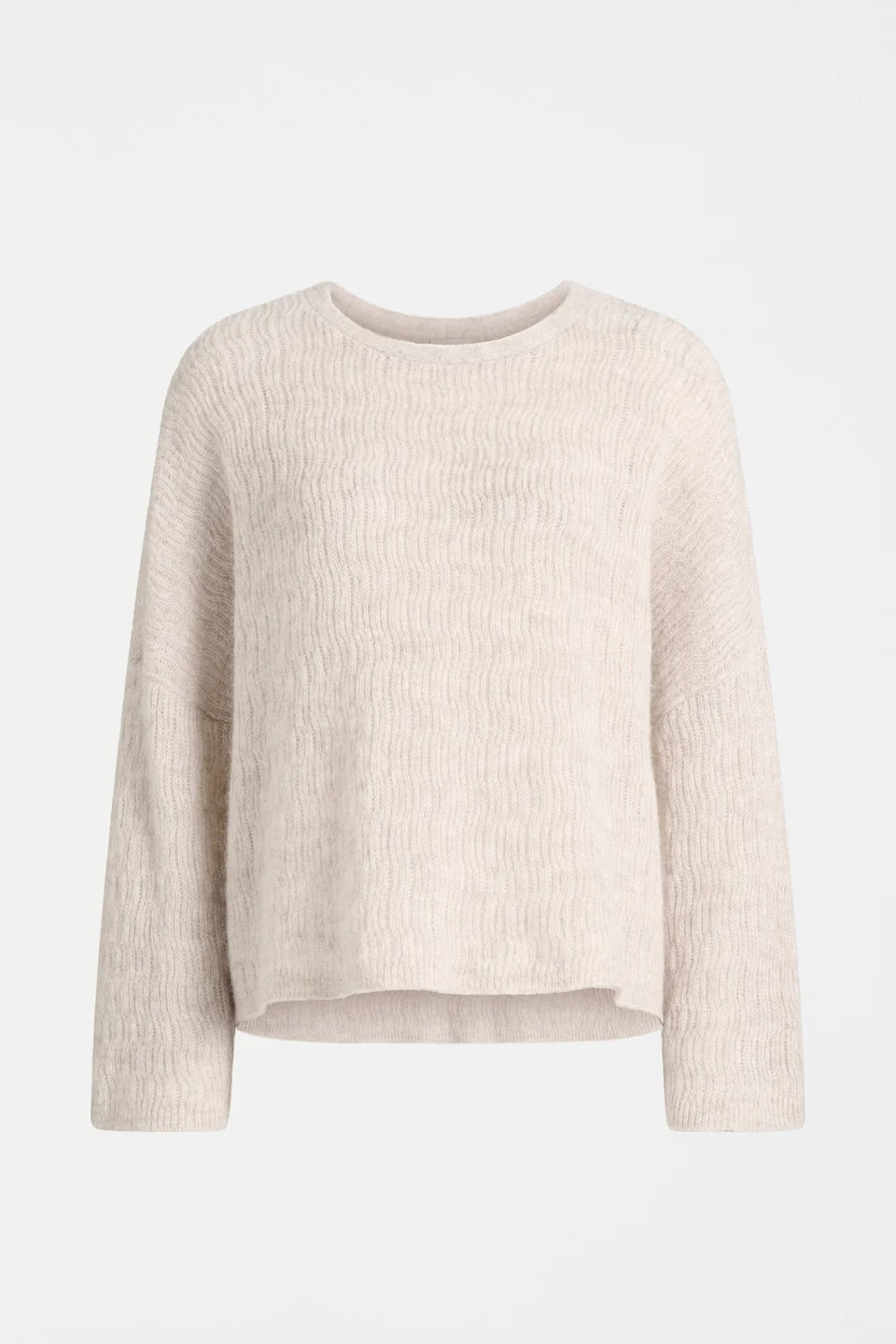 Agna Pattern Sweater - Ecru