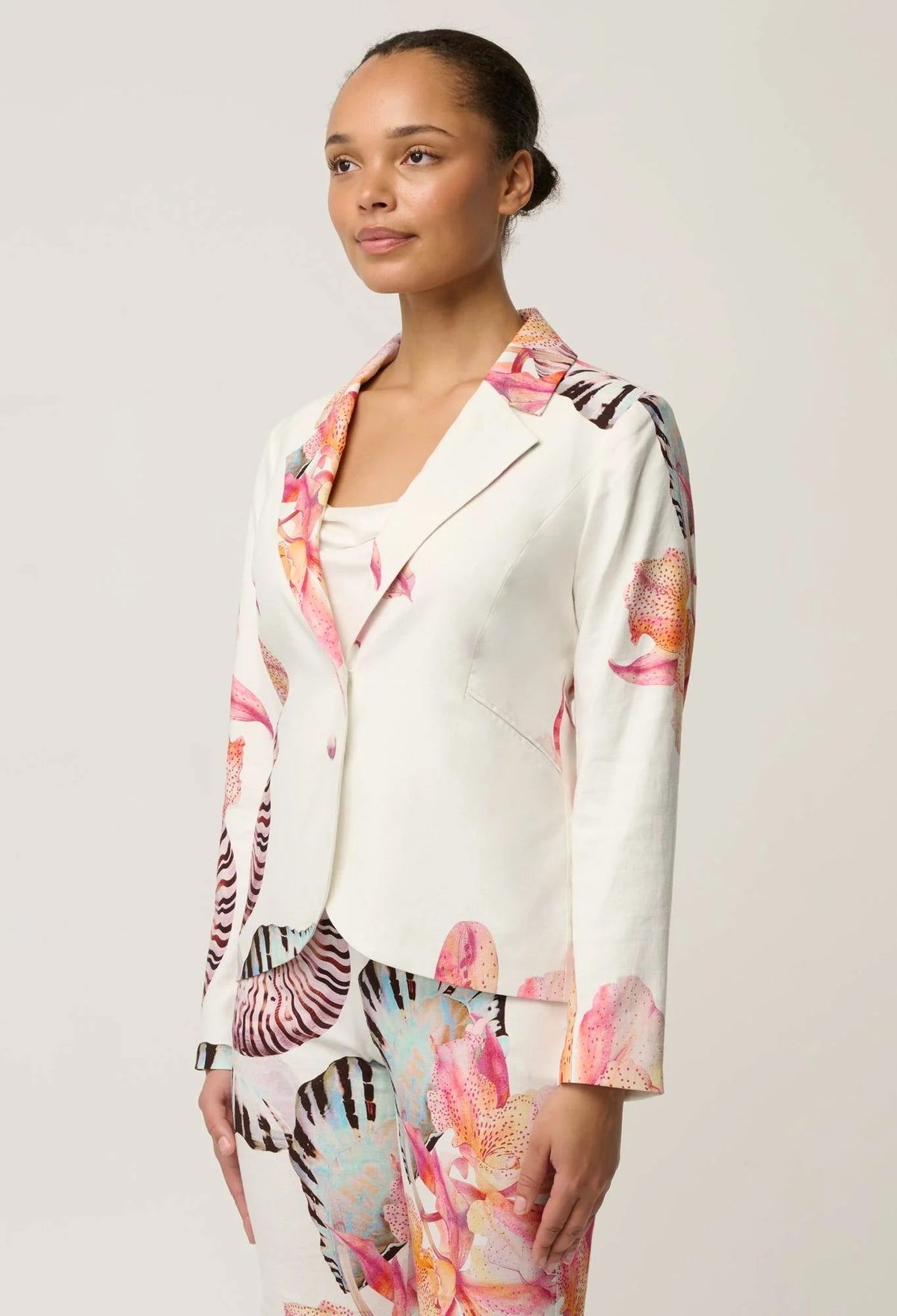 Kelsey Stretch Linen Viscose Blazer