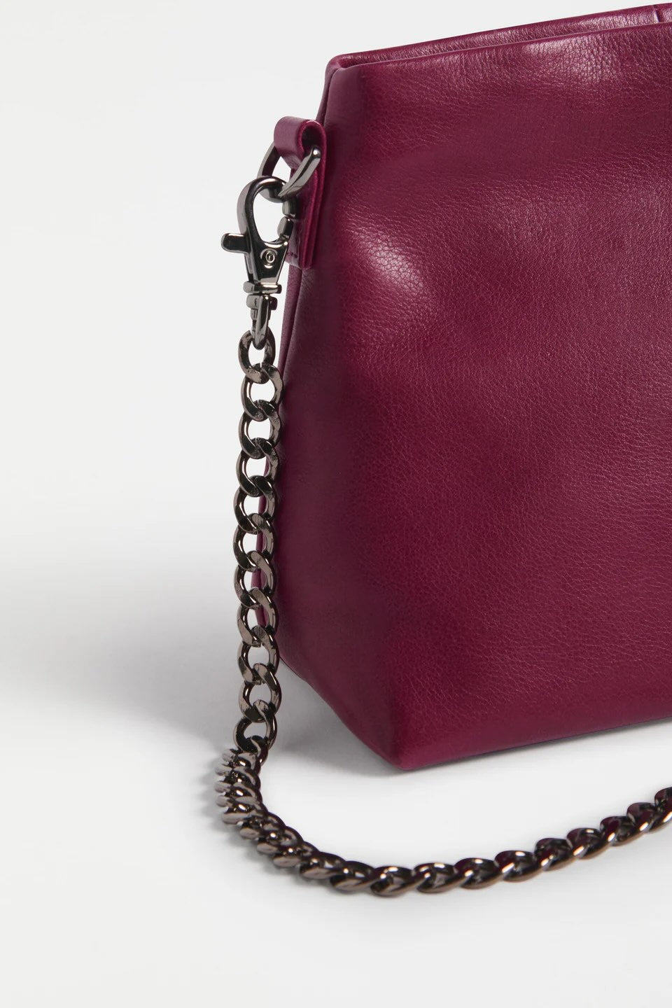 ELK Dreii Mini Clutch Bag - Mulberry