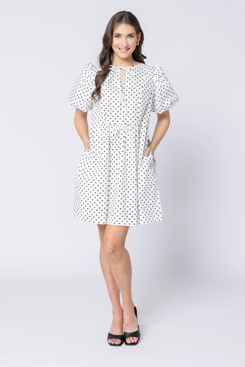 Belle Bow Dress - Cotton Spot