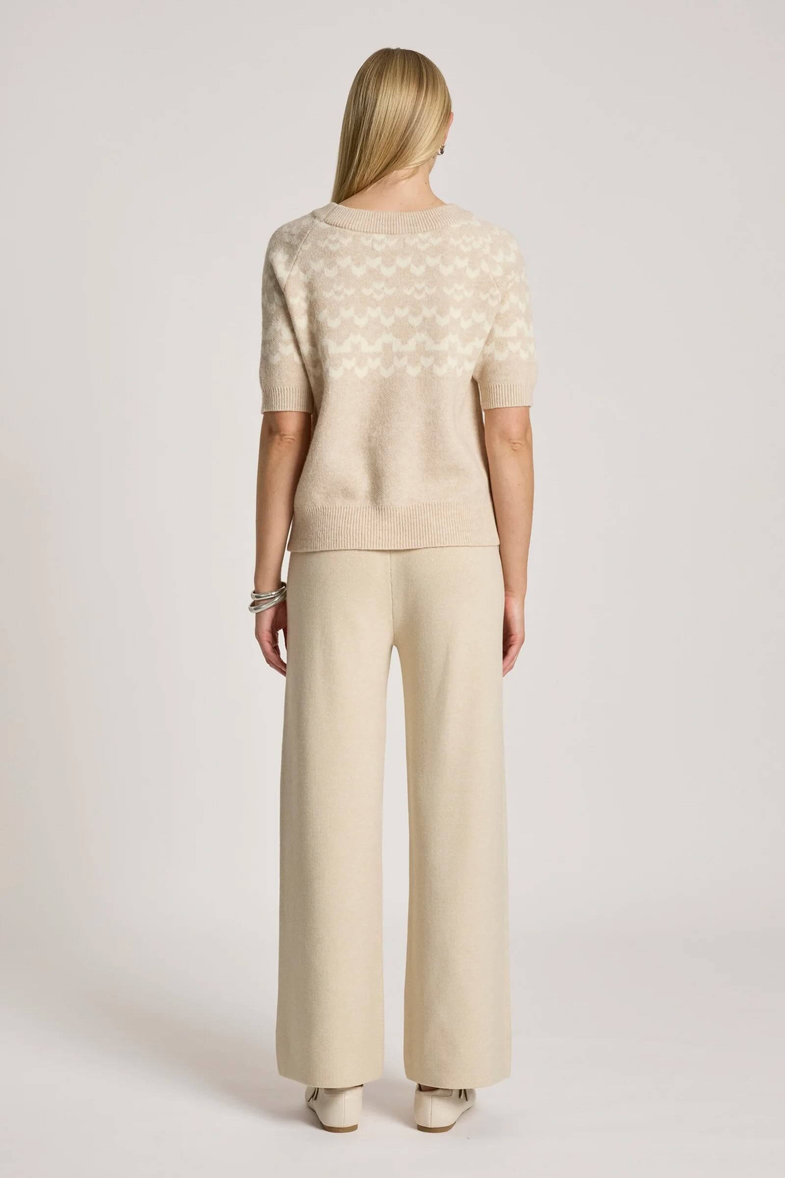 Maasai Knit Top - Dune/Bisque