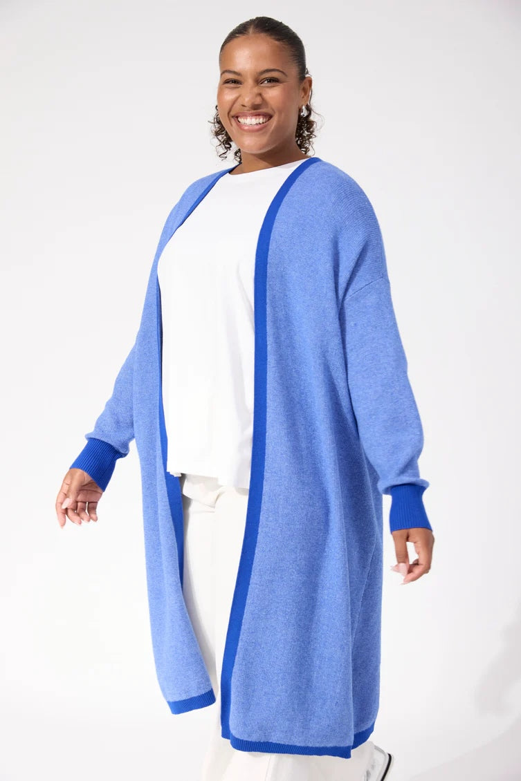 Monterosa Cardigan - Cobalt