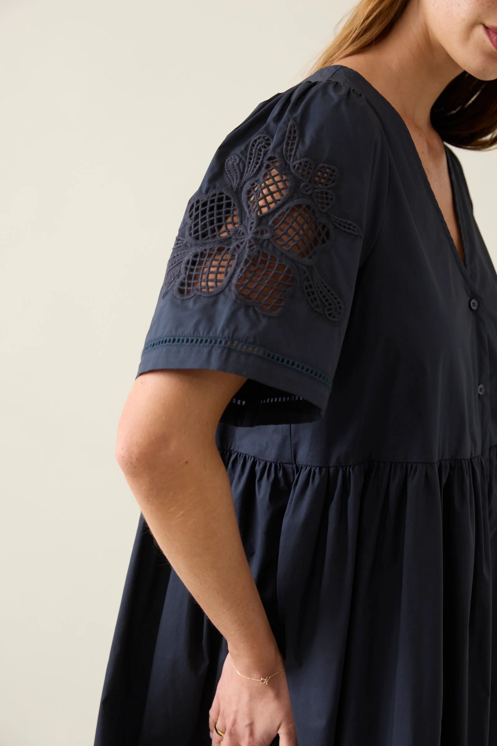 Nilsa Dress - Navy
