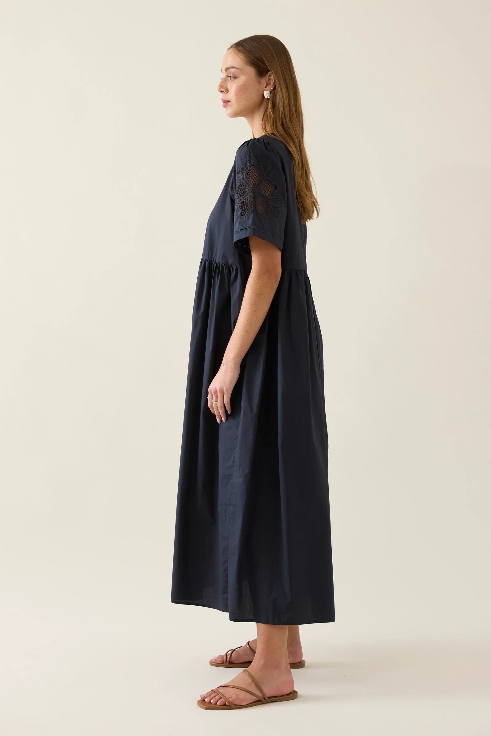 Nilsa Dress - Navy