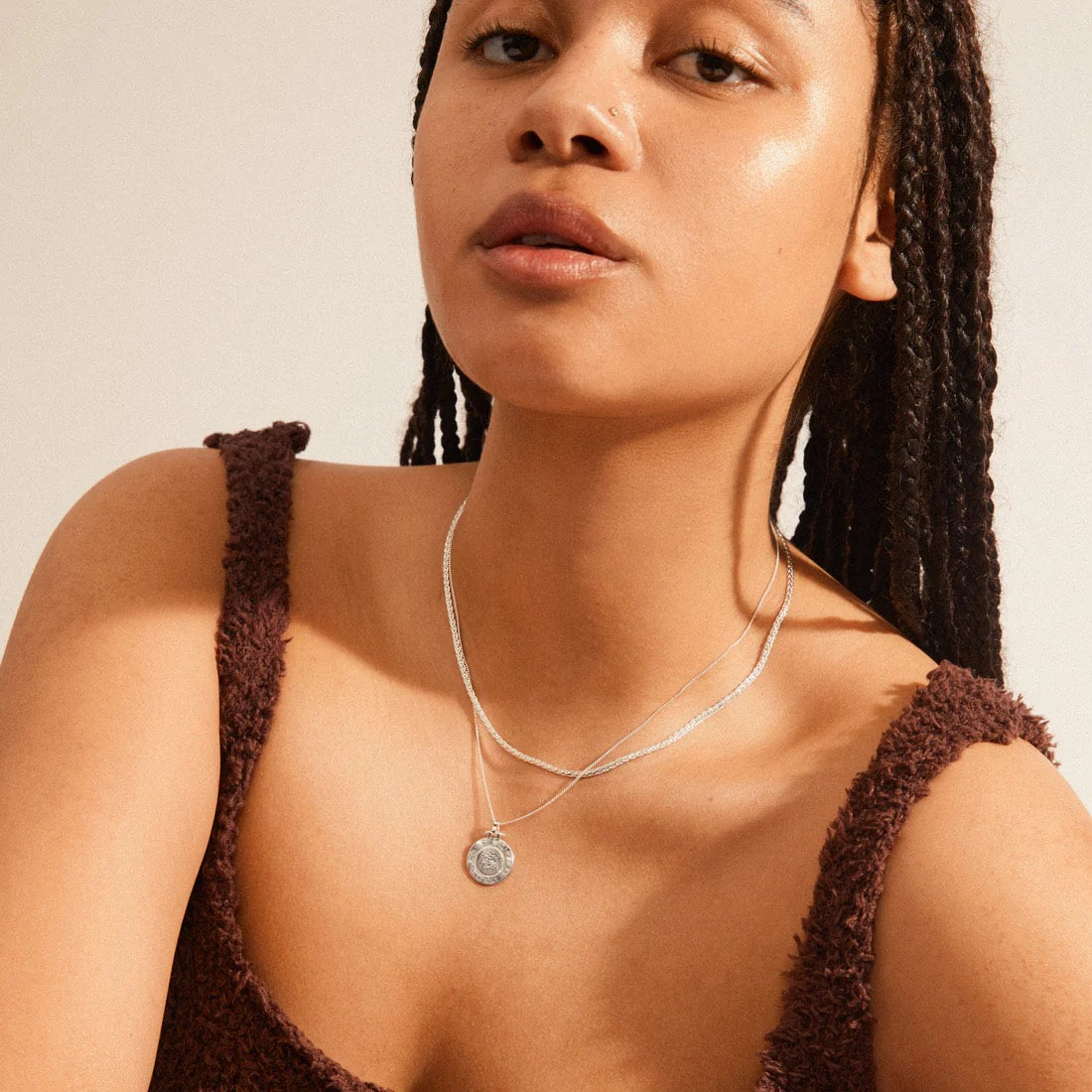 Pilgrim Nomad Necklace - Silver Plated