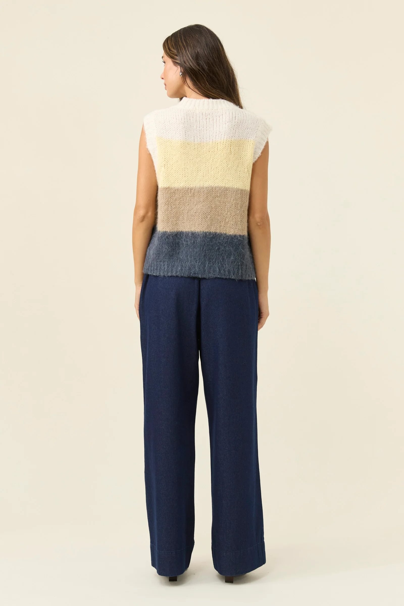Pallas Stripe Knit Vest