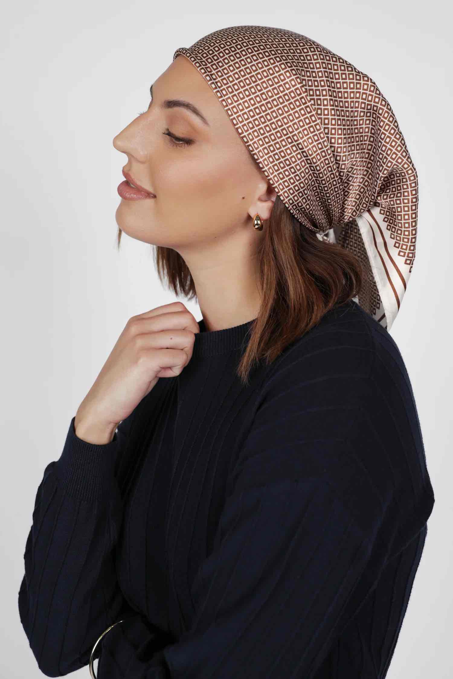 Prism Print Scarf - Spice