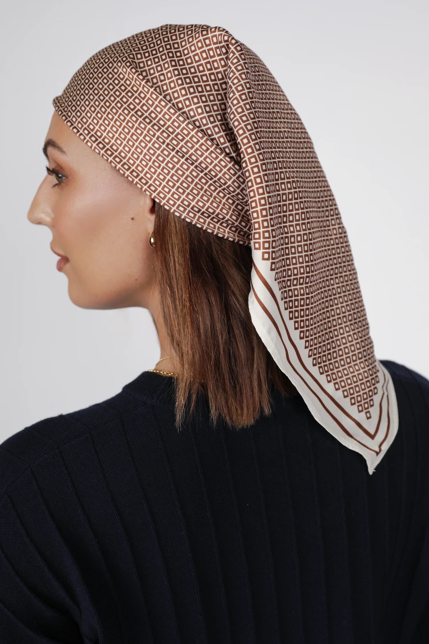 Prism Print Scarf - Spice