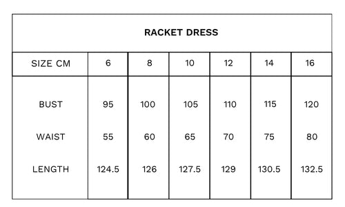 Racket Dress - Cobalt Blue