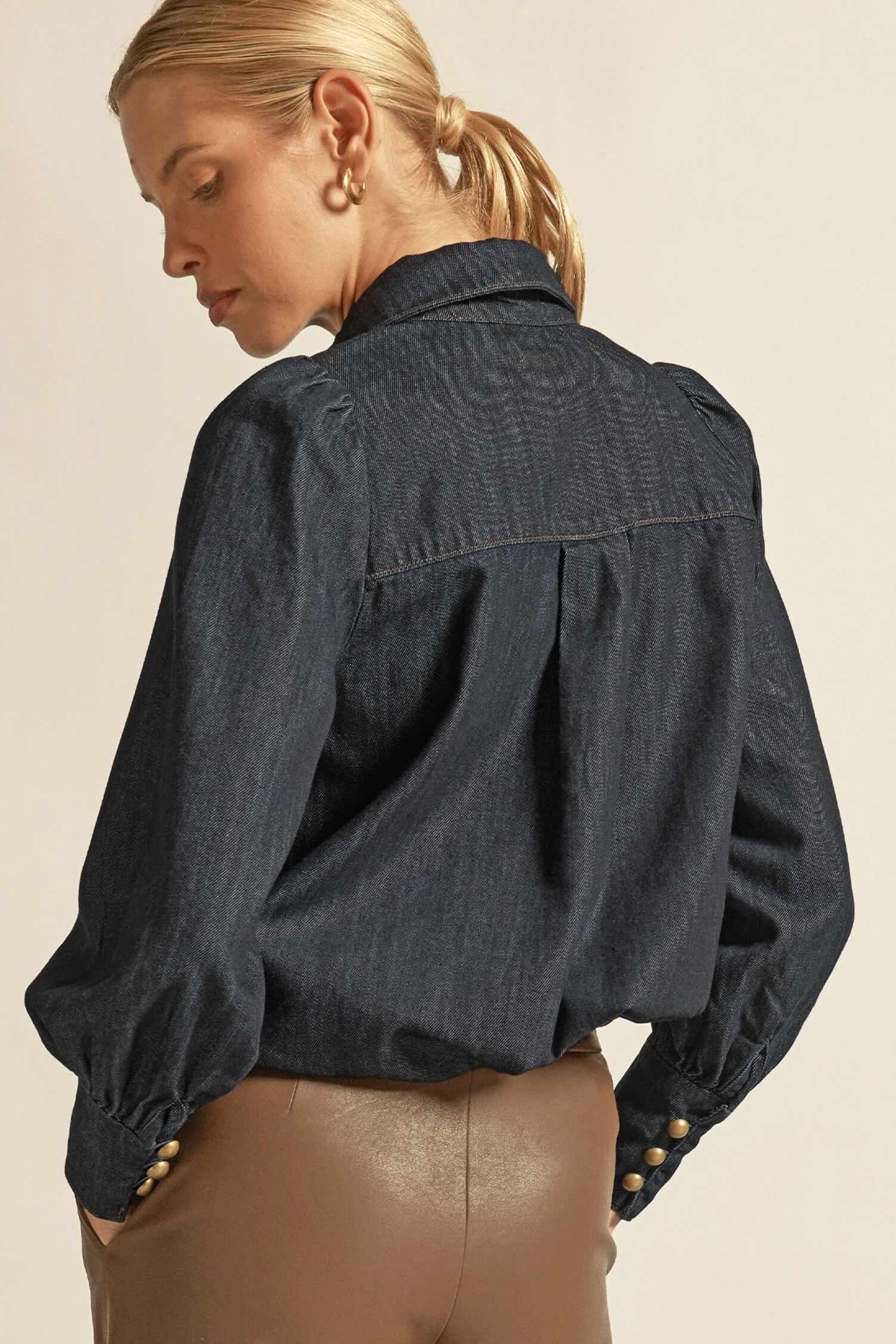 Resonate Top - Dark Denim