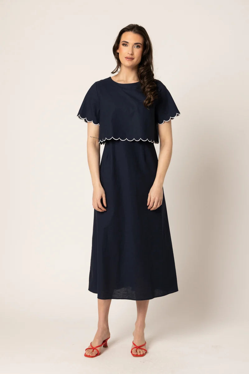 Ladies Day Dress - Navy