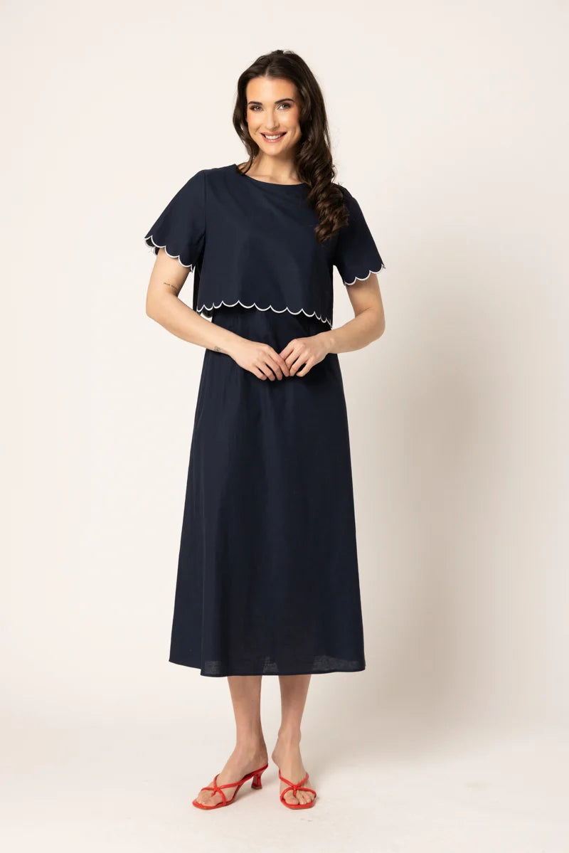 Ladies Day Dress - Navy