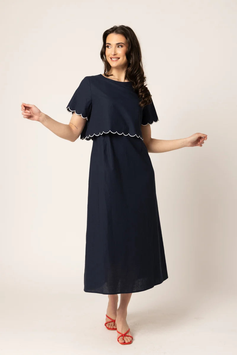Ladies Day Dress - Navy