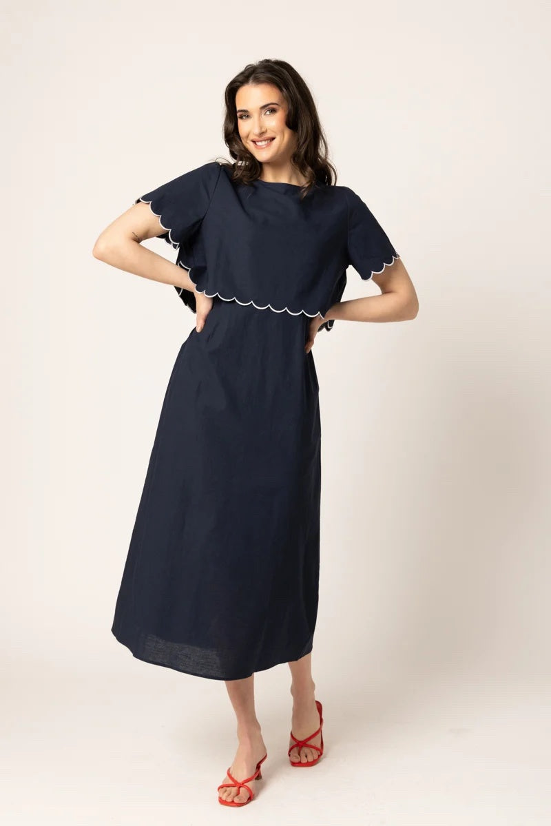 Ladies Day Dress - Navy