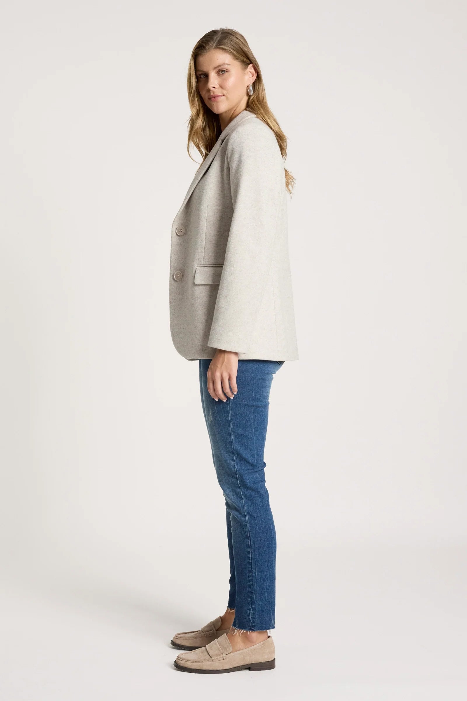 Sable Blazer - Bisque