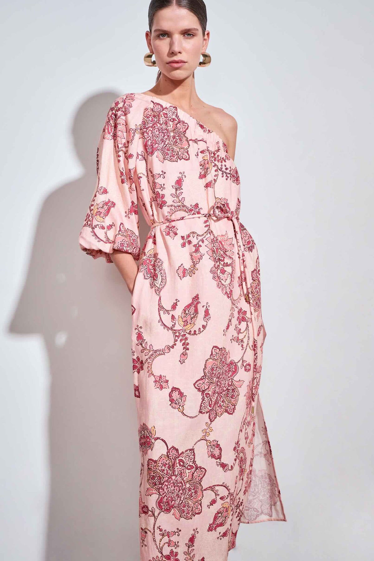 Silhouette Dress - Peony Paisley