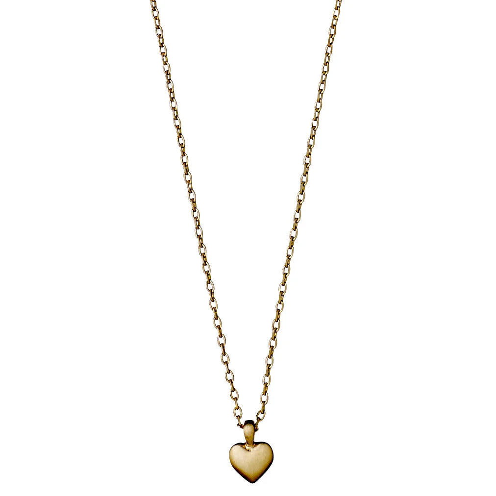 Sophia Tiny Heart Pendant Necklace - Gold Plated