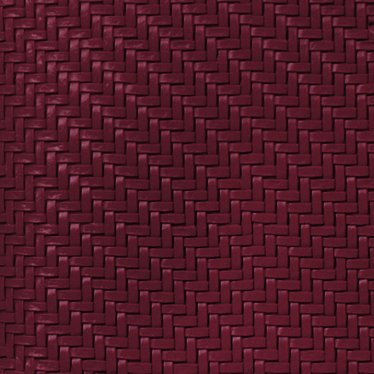 Herringbone Beauty Bag - Small Plum