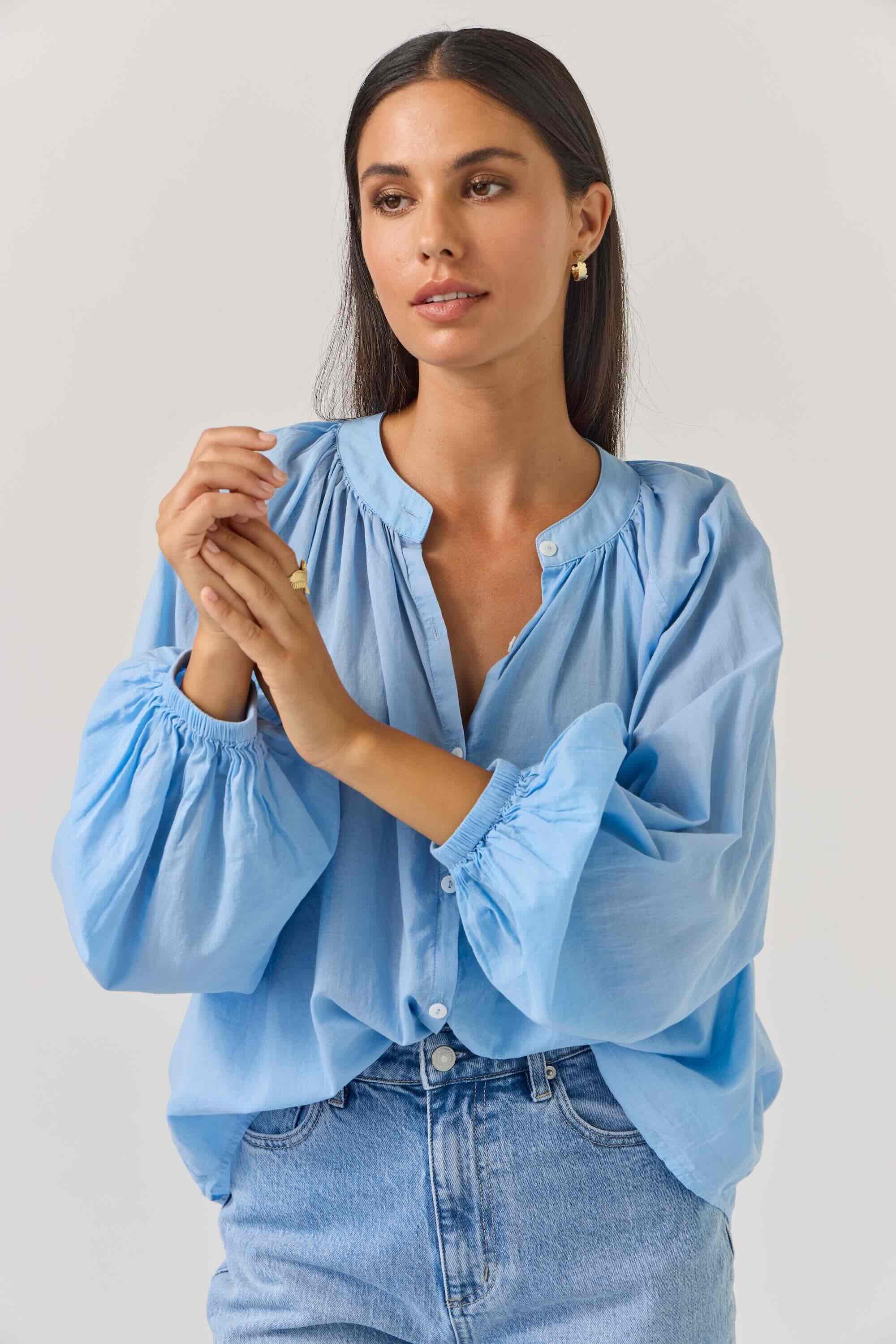 Pioneer Top - Sky Blue