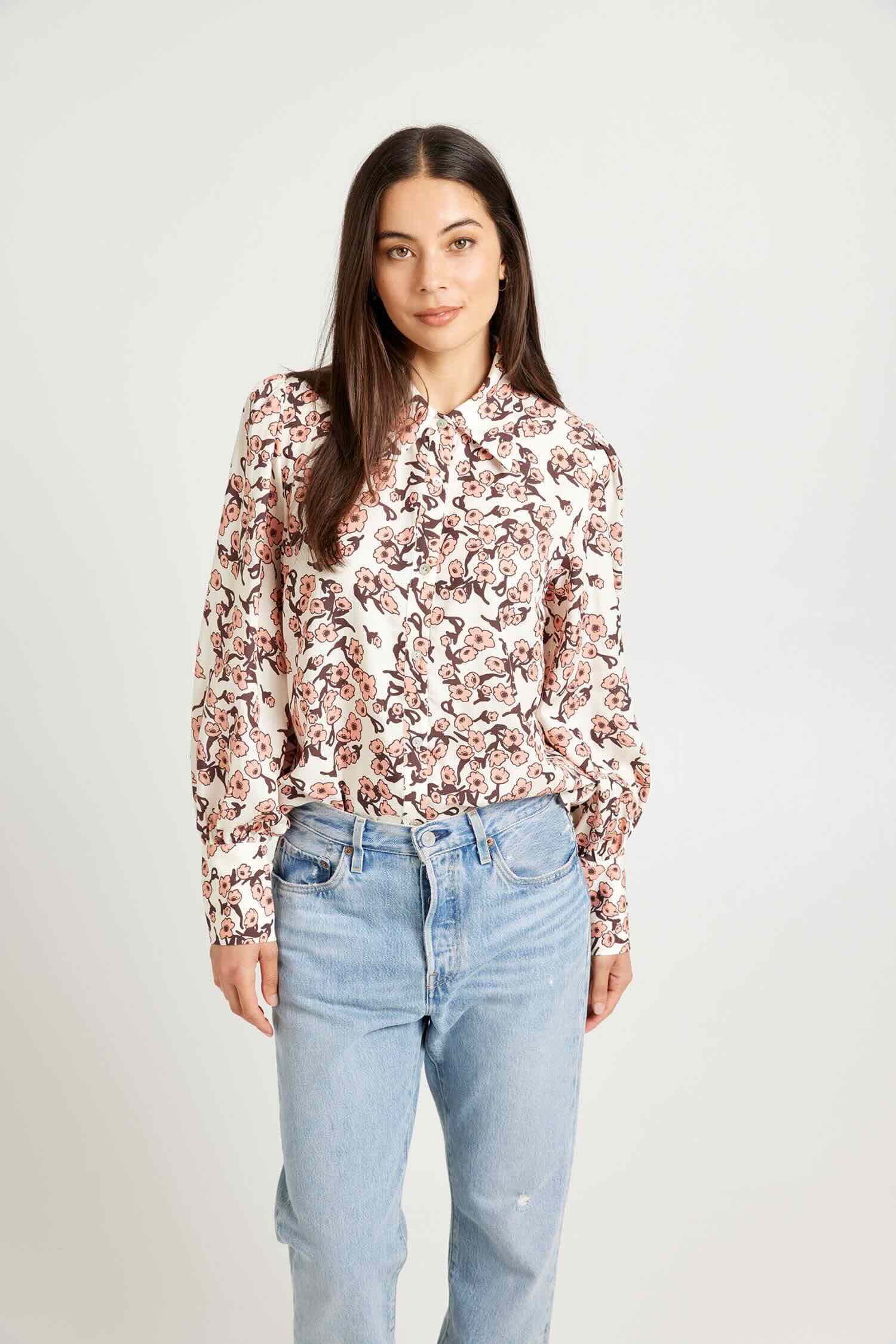 Casino Top - Blossom Print