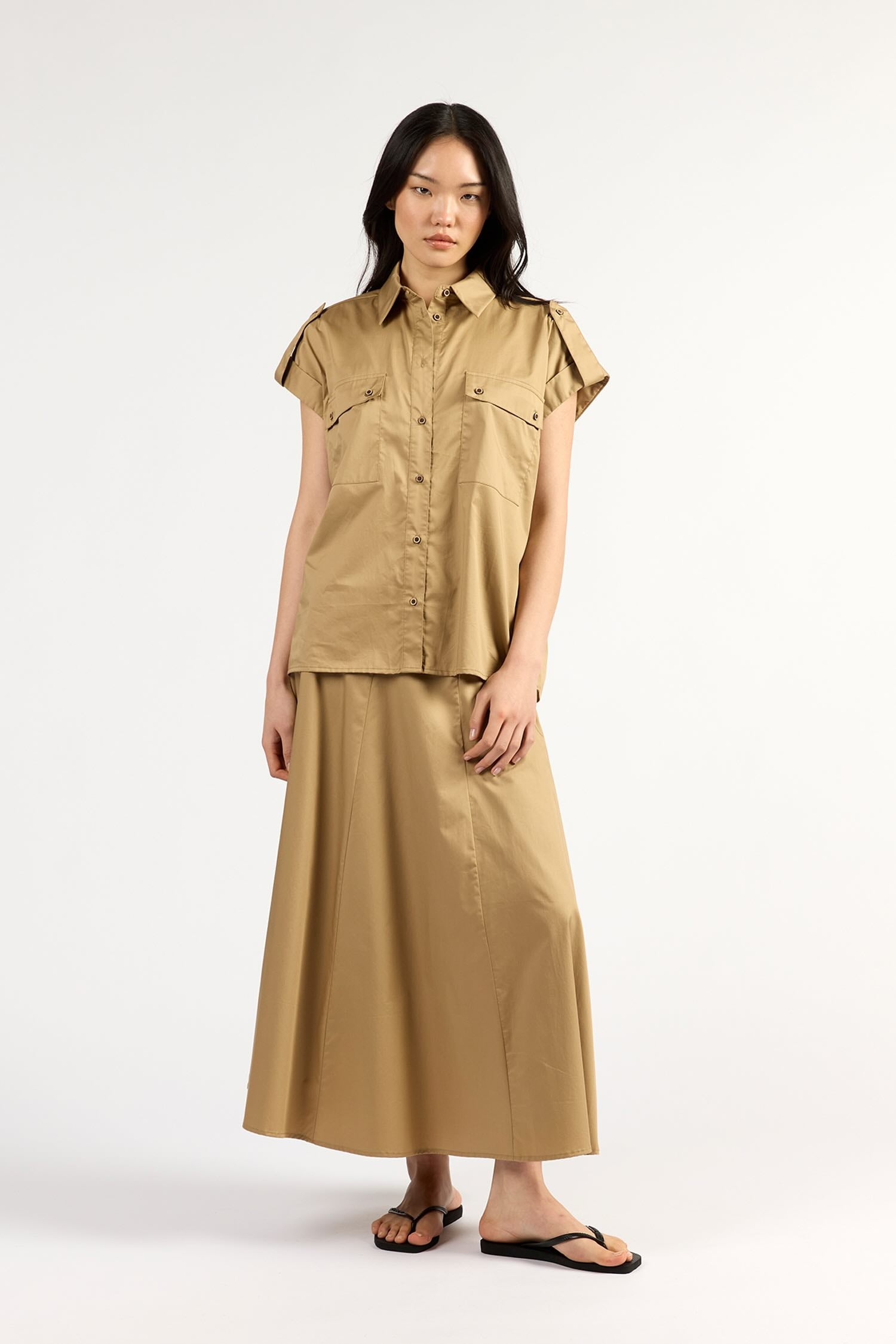 Circle Skirt - Tan