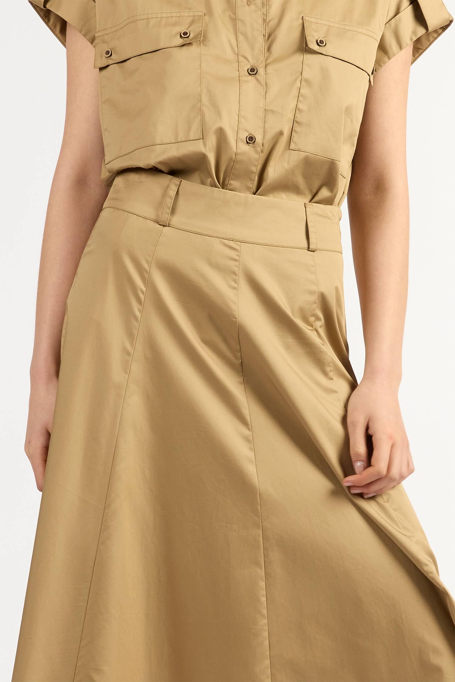 Circle Skirt - Tan