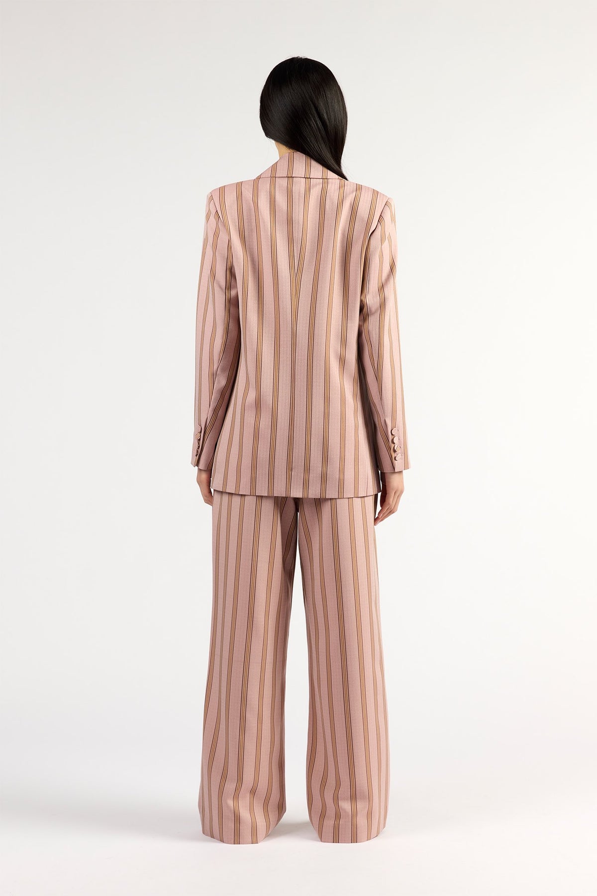 Paris Blazer - Rosewood Stripe