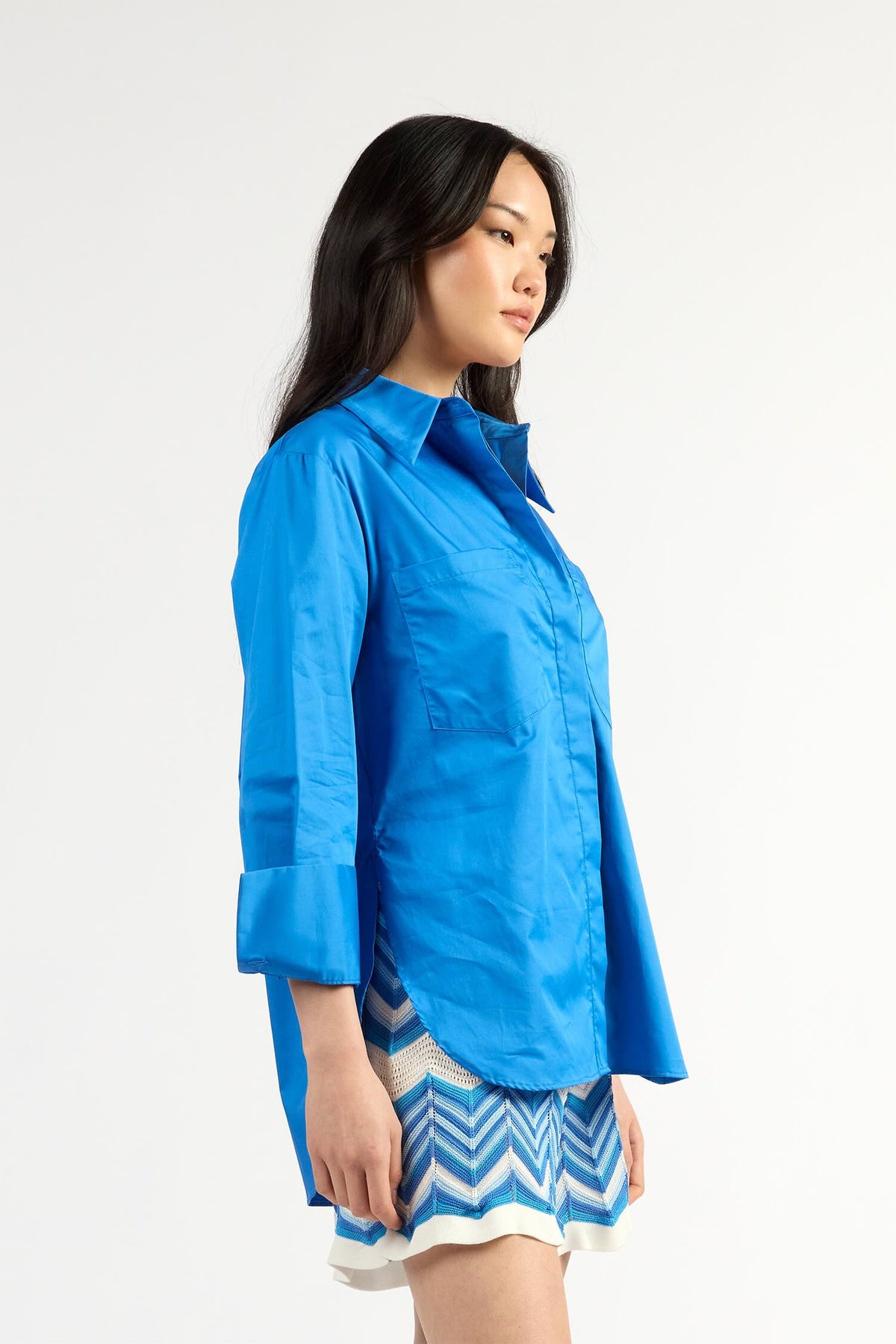 George Shirt - Cobalt Blue