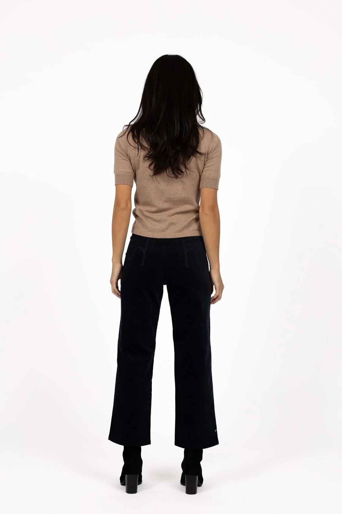 Va Va Velour Pant - Navy