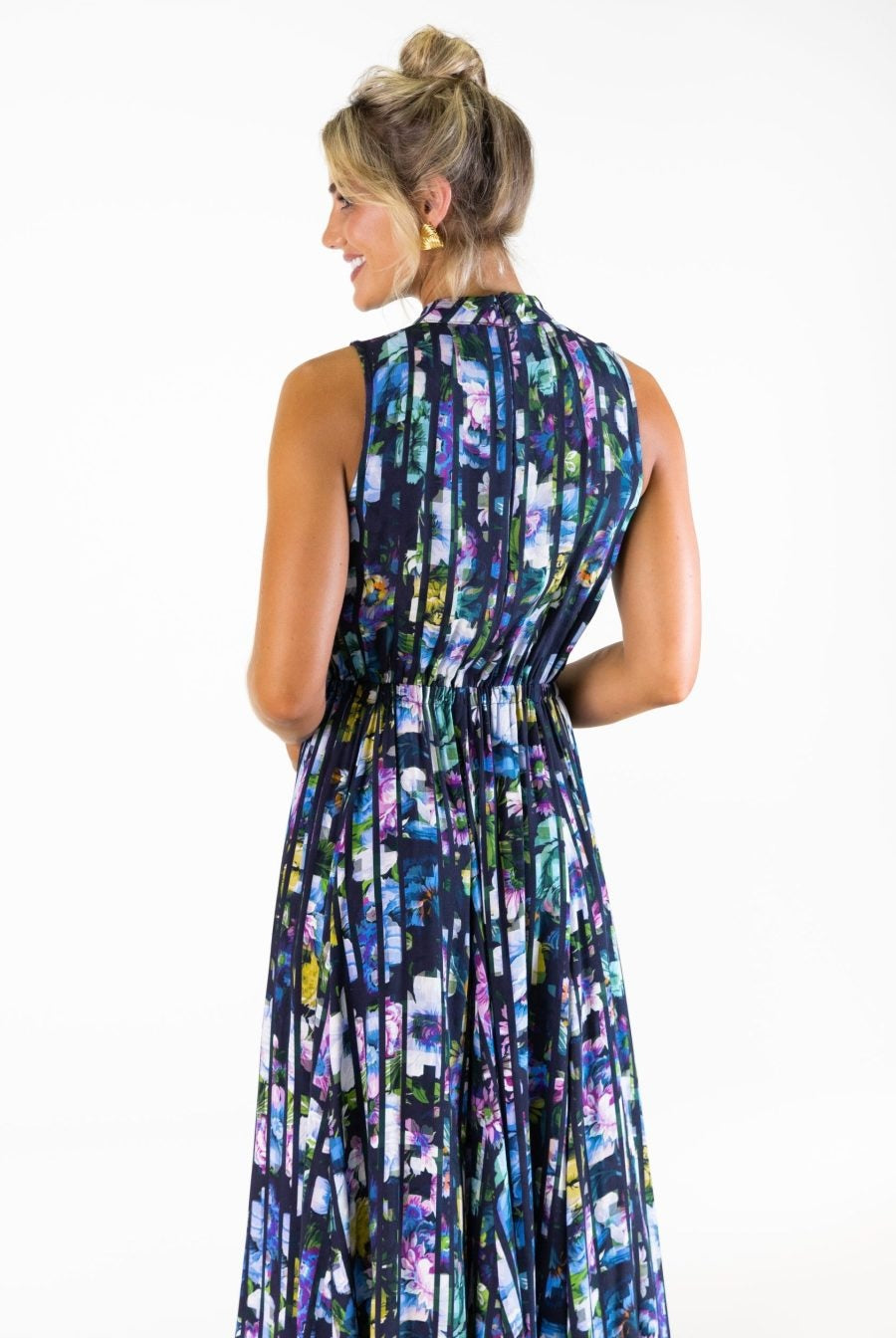 Verona Panelled Midaxi Dress