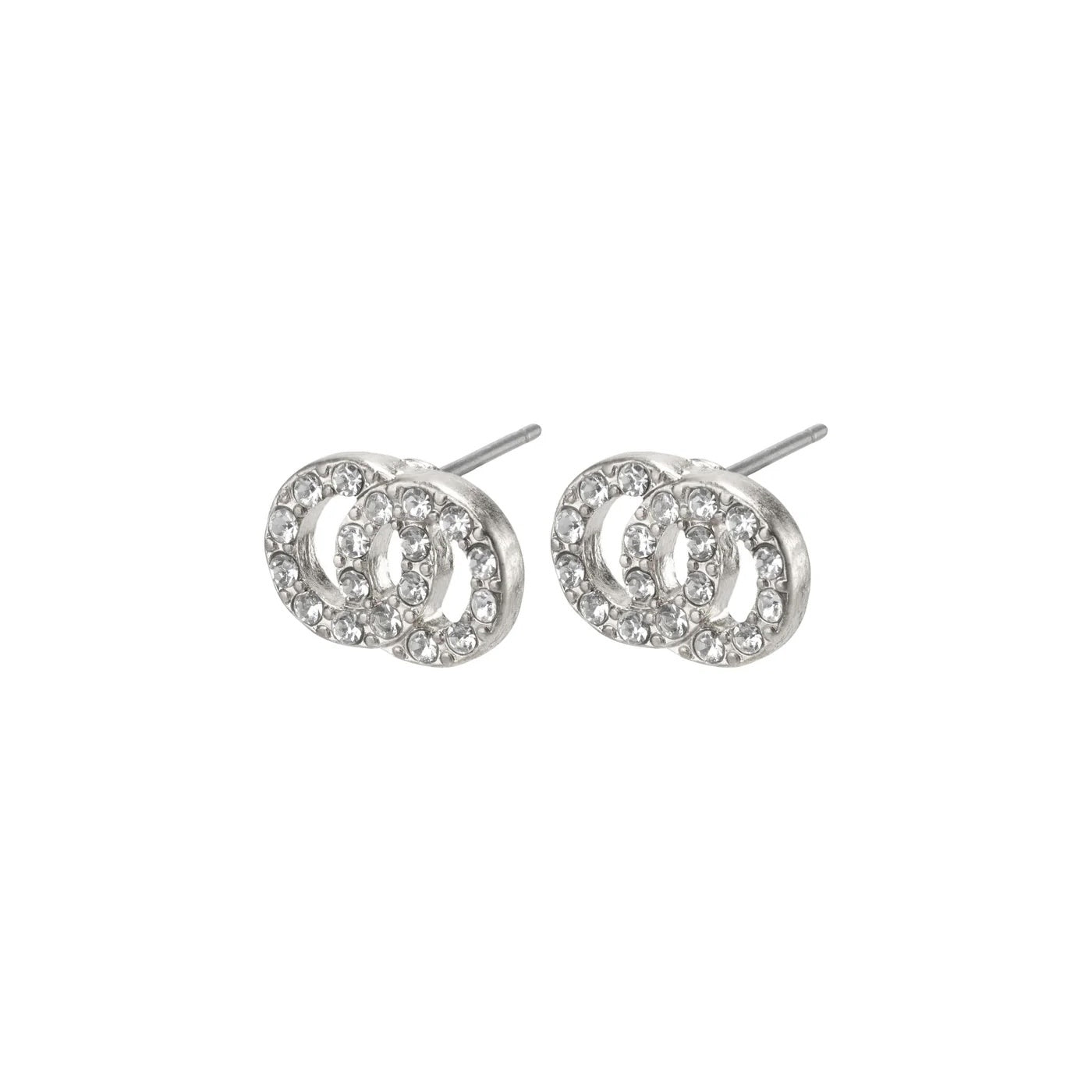 Victoria Pi Earrings - Silver Plated
