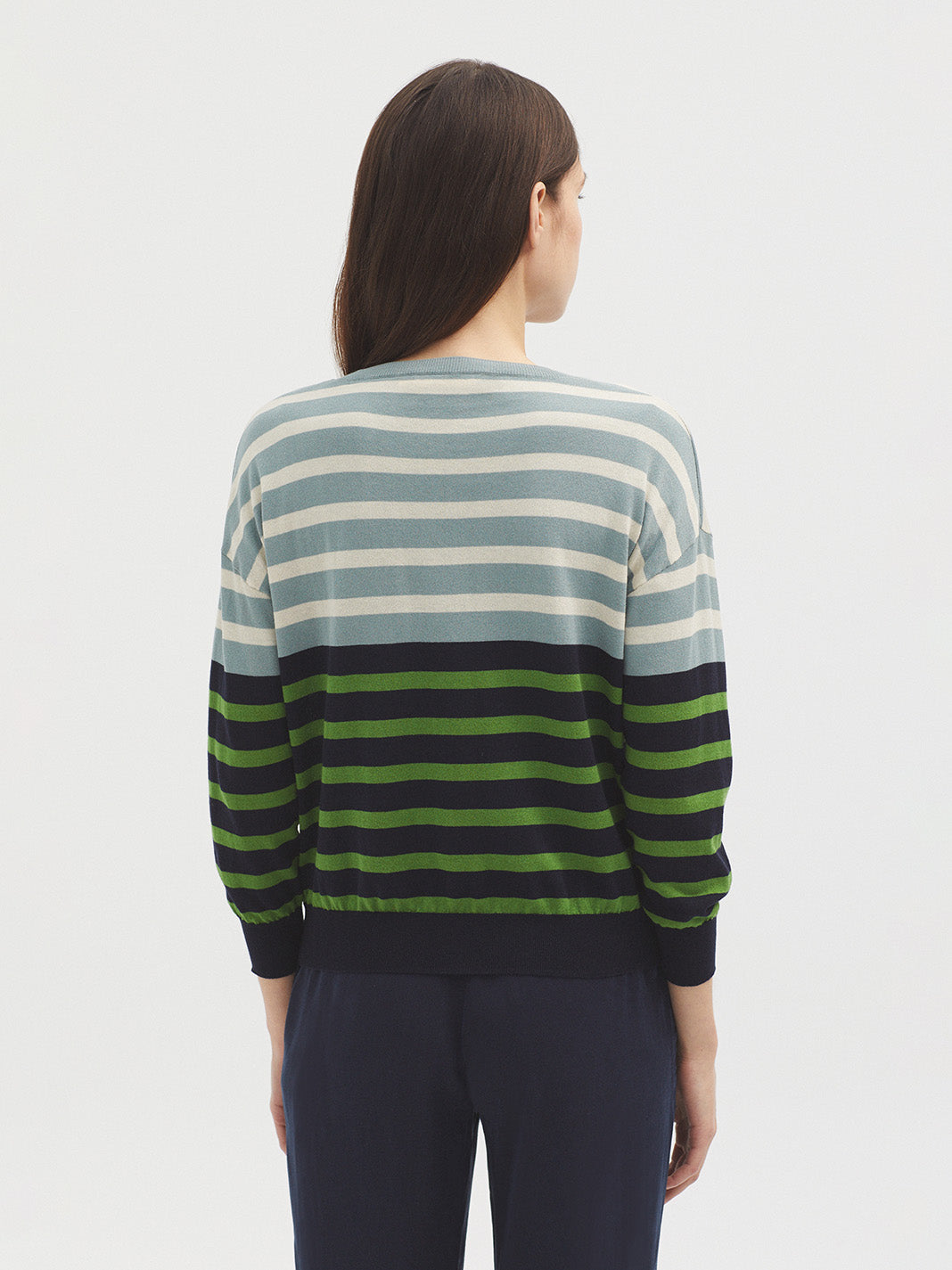 Oversized Striped Jumper