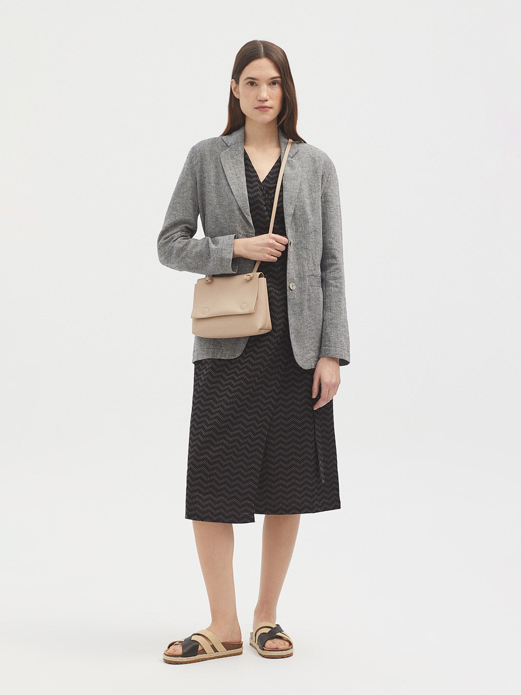 Jacquard Wrap Dress